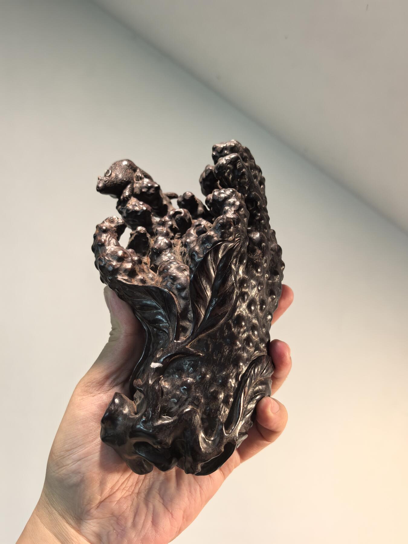 兰馨堂古玩杂项专场 紫檀雕佛手摆件