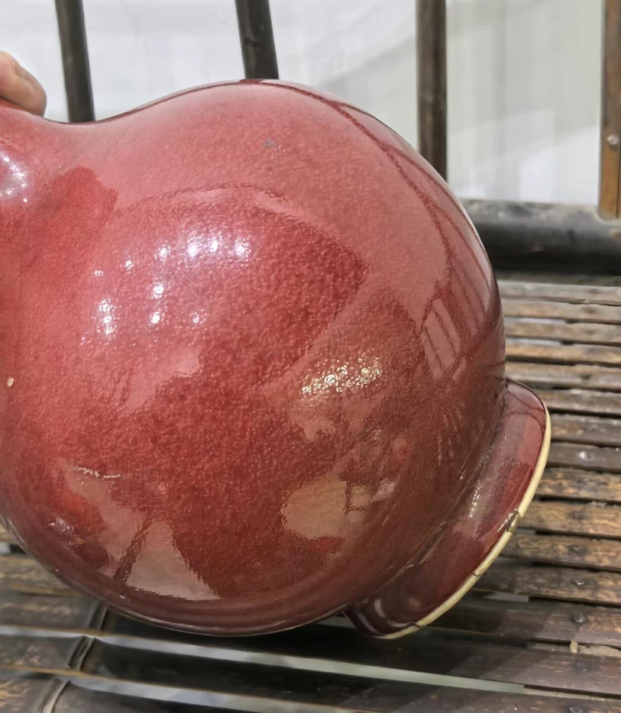 兰馨堂瓷器专场 豇豆红釉瓶