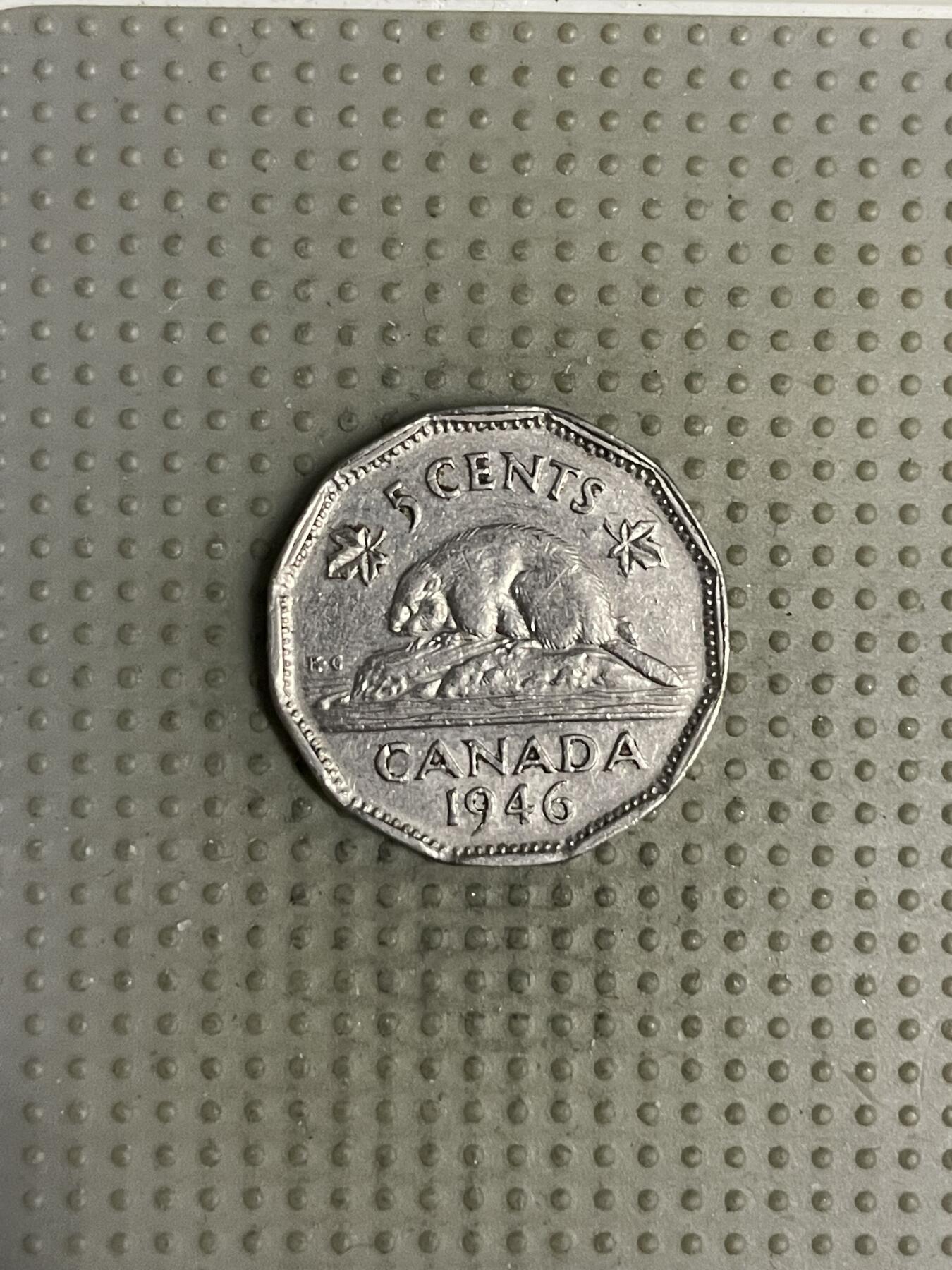 2025年第120场各国散币拍卖（总第120场） 加拿大1946年5分