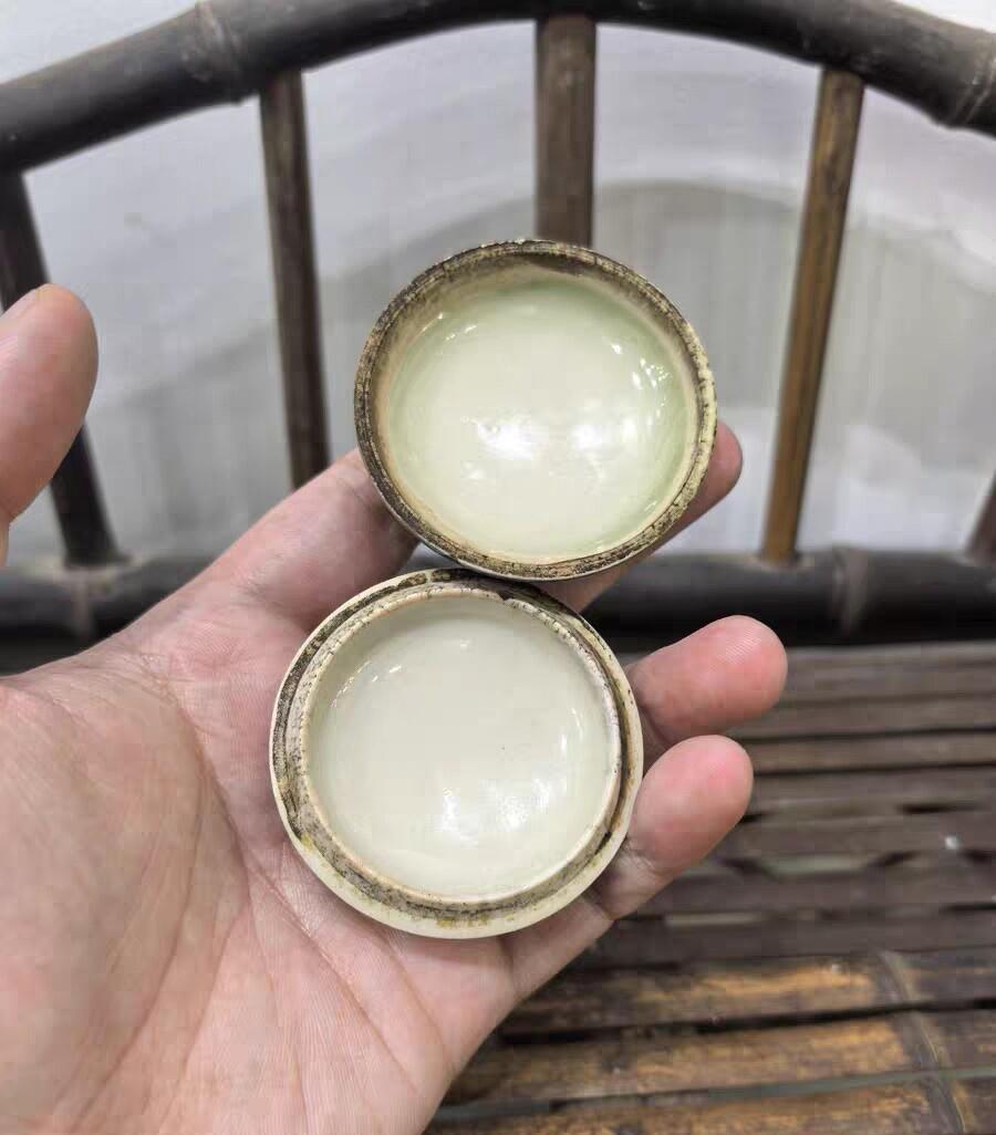 兰馨堂瓷器专场 晚清民国钧窑窑变小印盒