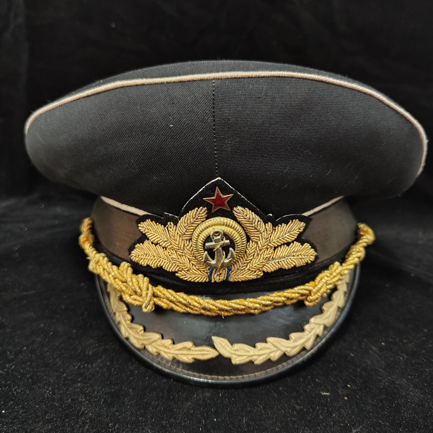 0元起拍勋章 第311期 咸鱼国勋章拍卖专场 11月19日（周日）下午6：00开始 保加利亚海军将官大檐帽 57CM