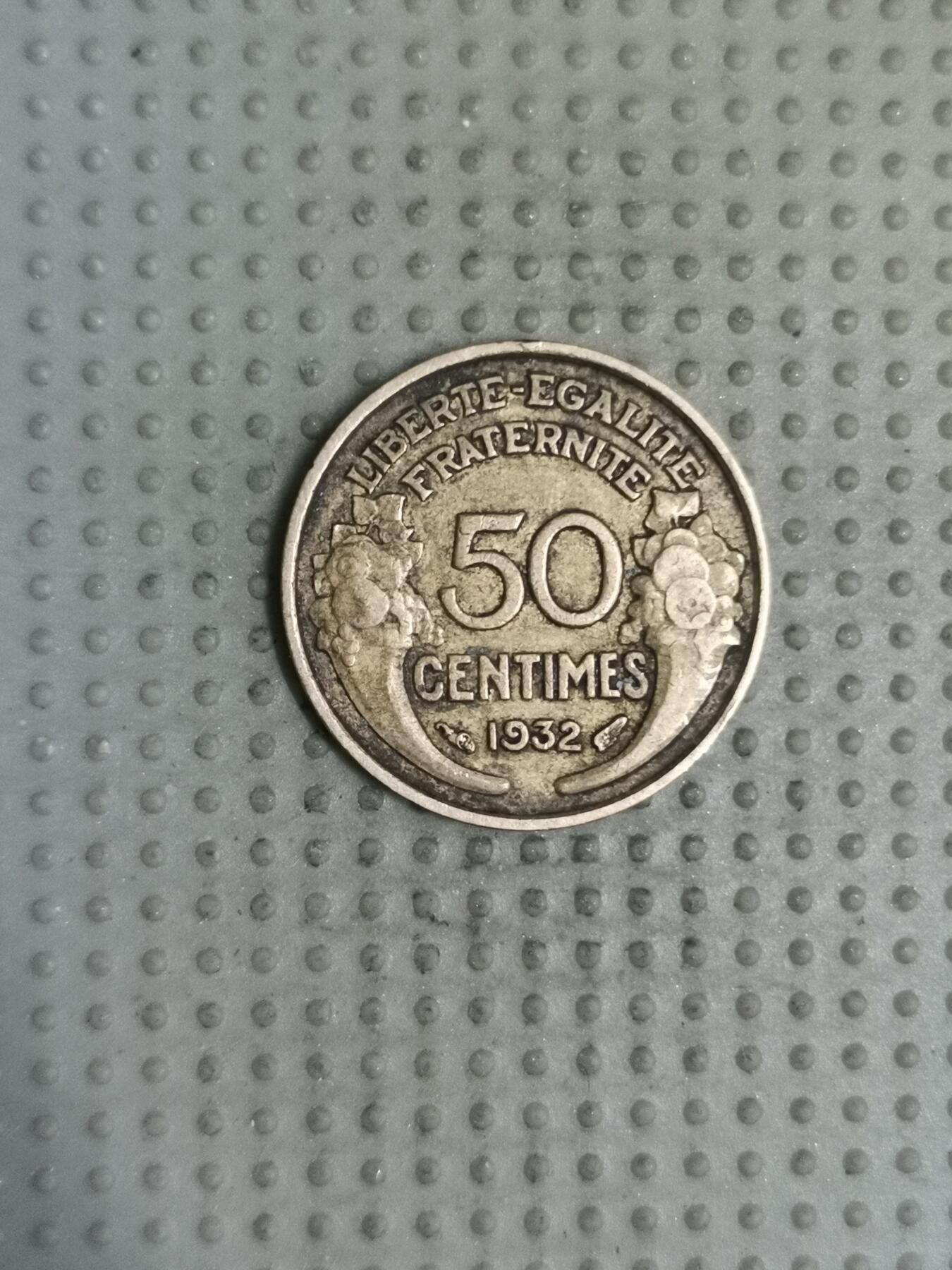 2025年第119场各国散币拍卖（总第119场） 法国1932年50生丁