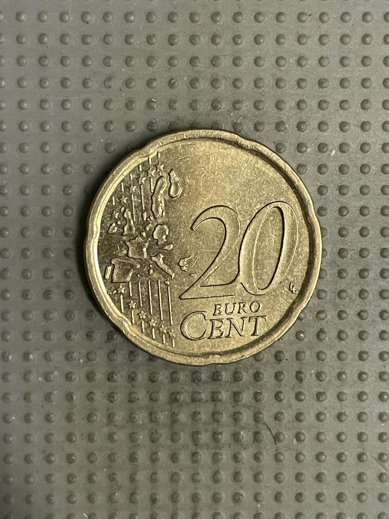 2025年第120场各国散币拍卖（总第120场） 西班牙2001年20欧分