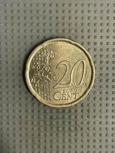 2025年第120场各国散币拍卖（总第120场） - 西班牙2001年20欧分