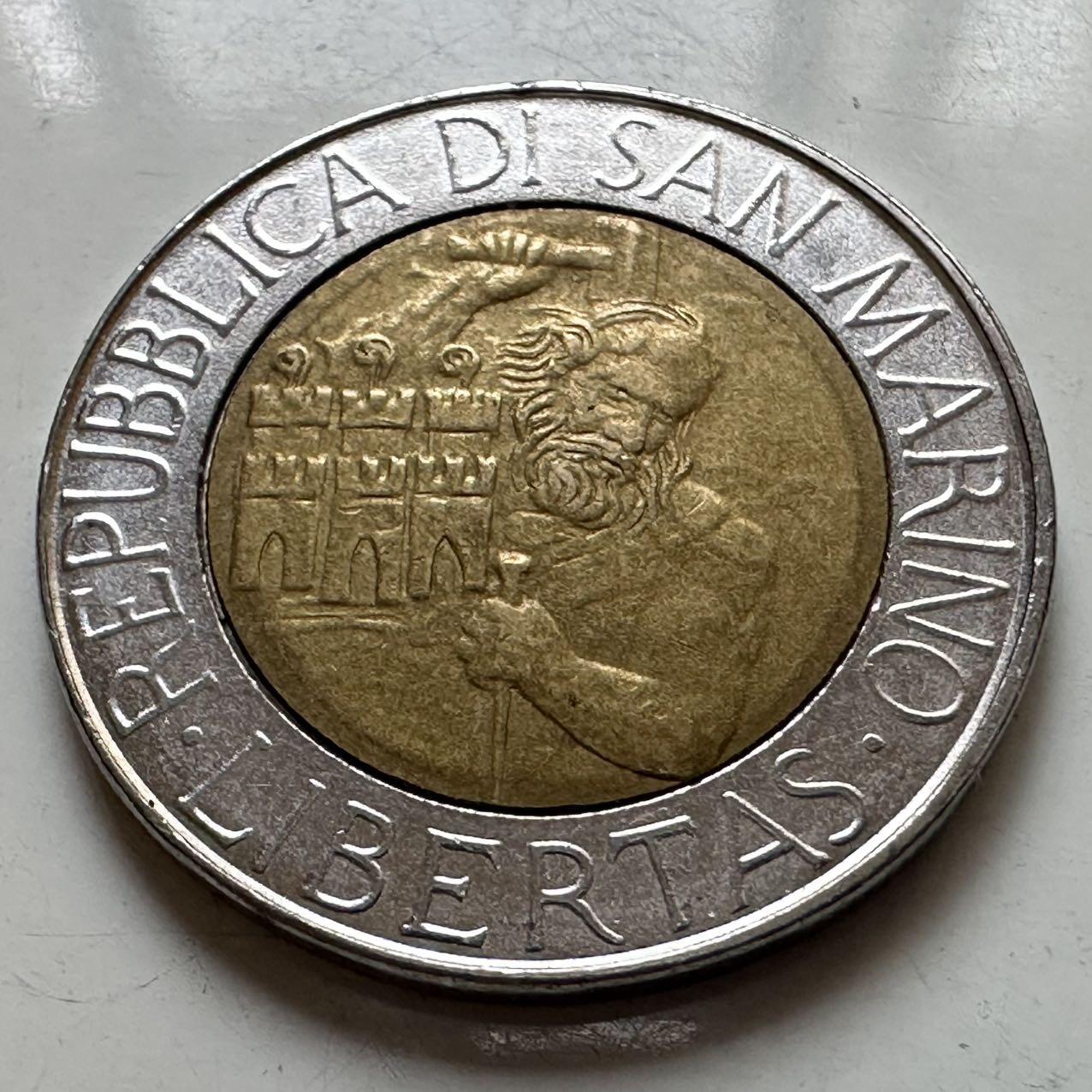 🌹外币初藏🌹🐯2025年第129场  每周二四六晚8️⃣点 接代拍 圣马力诺1994年500里拉