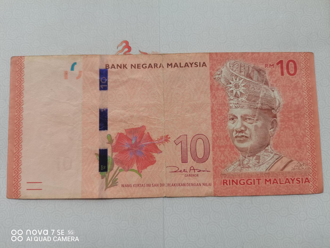 纸币 马来西亚10令吉