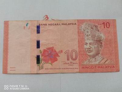 纸币 - 马来西亚10令吉