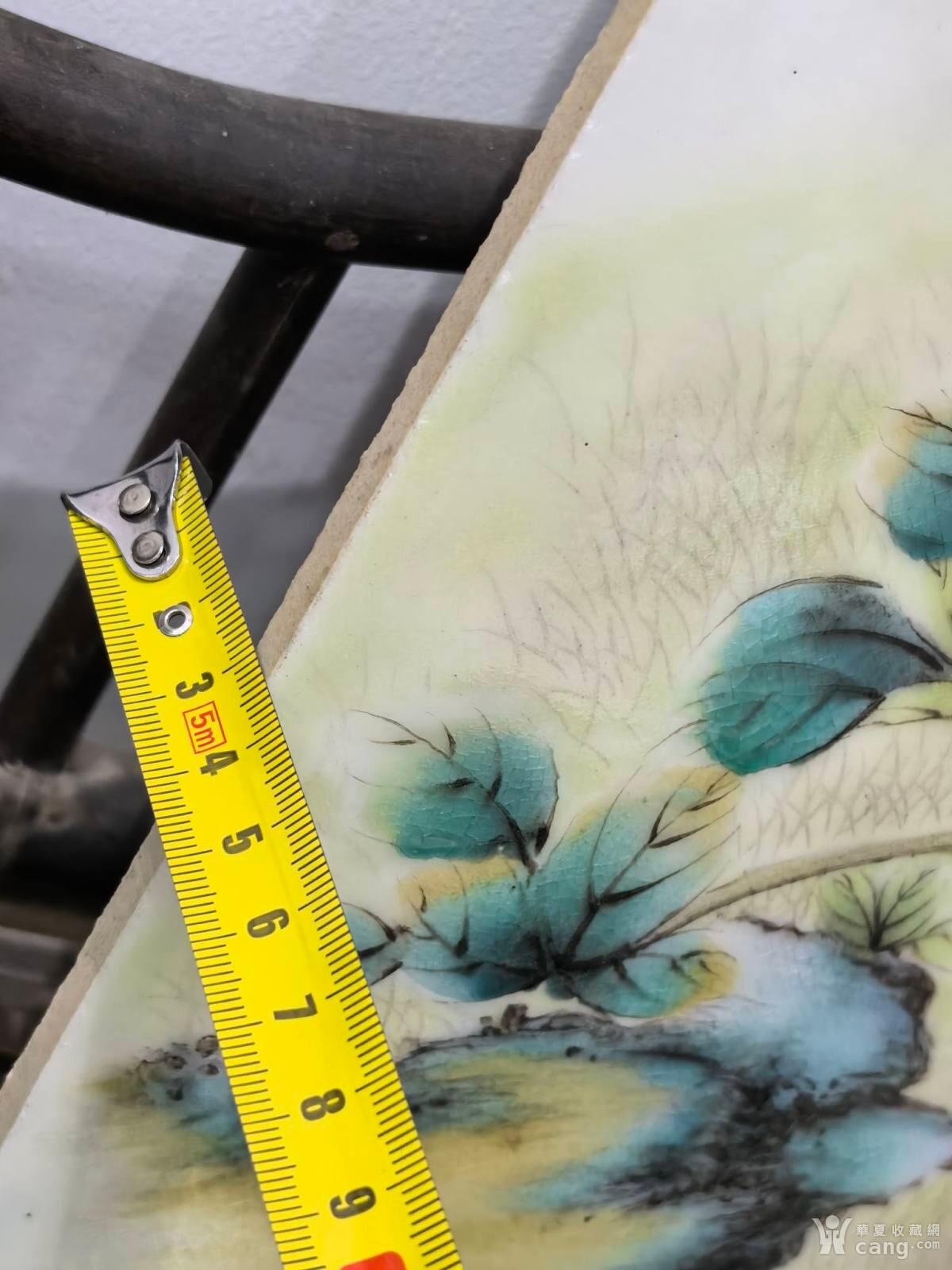 兰馨堂瓷器专场 大尺寸粉彩鸡趣图摆件装饰品挂件