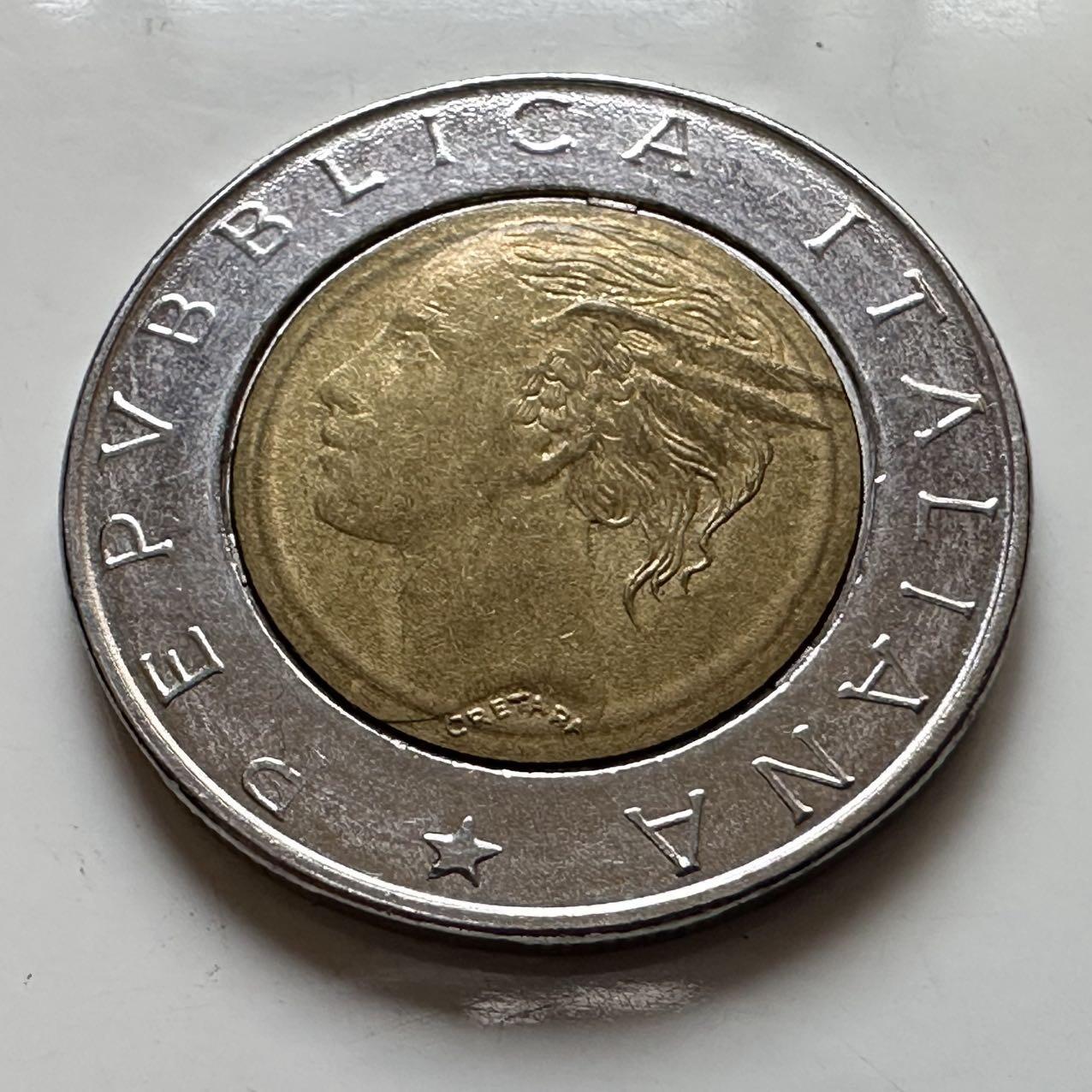 🌹外币初藏🌹🐯2025年第129场  每周二四六晚8️⃣点 接代拍 意大利1995年500里拉