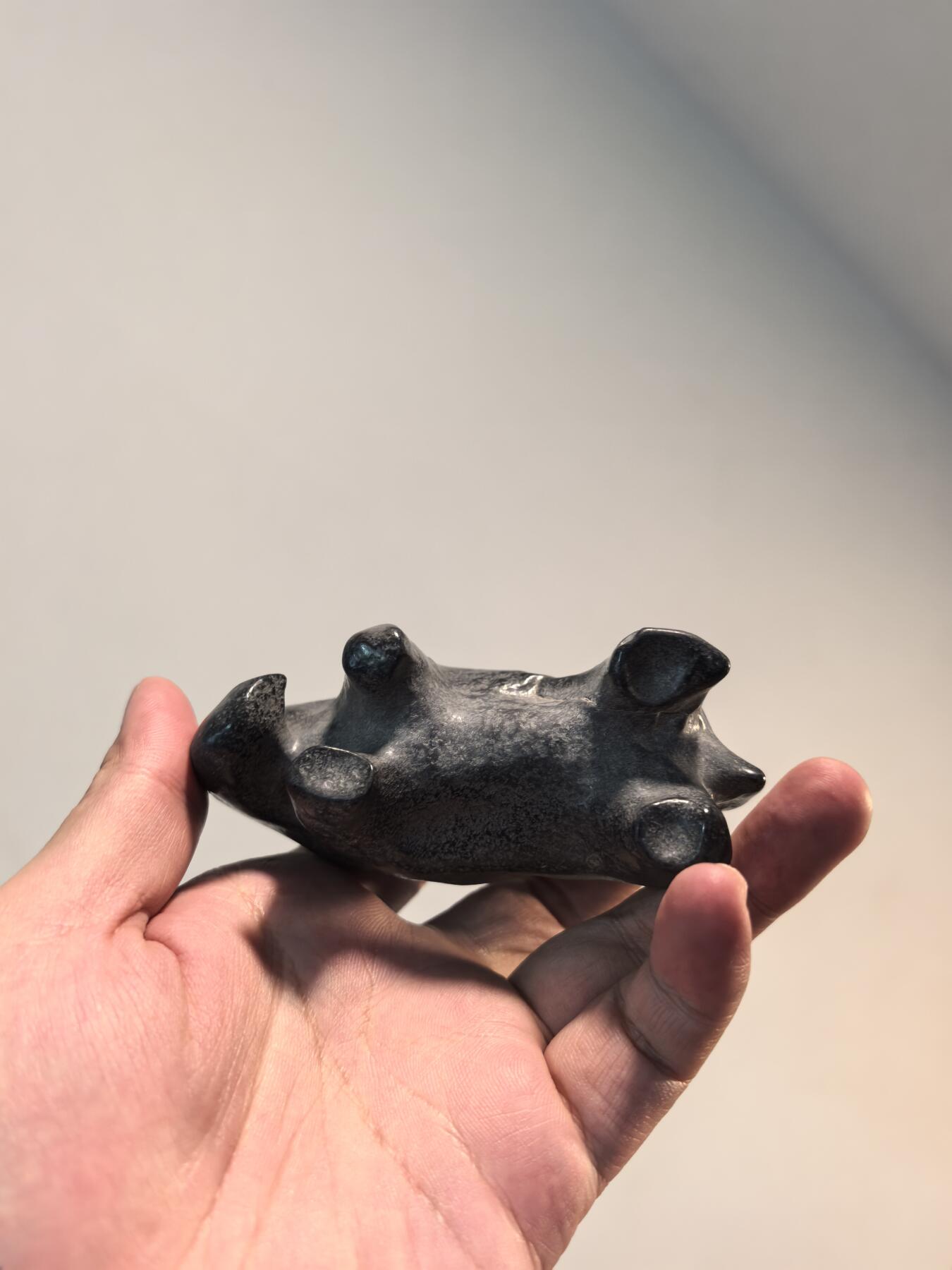 兰馨堂瓷器专场 石雕象摆件