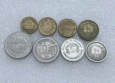 第一海外回流一元起拍收藏 散集专场  第268期 - 叙利亚不同面值硬币 8枚