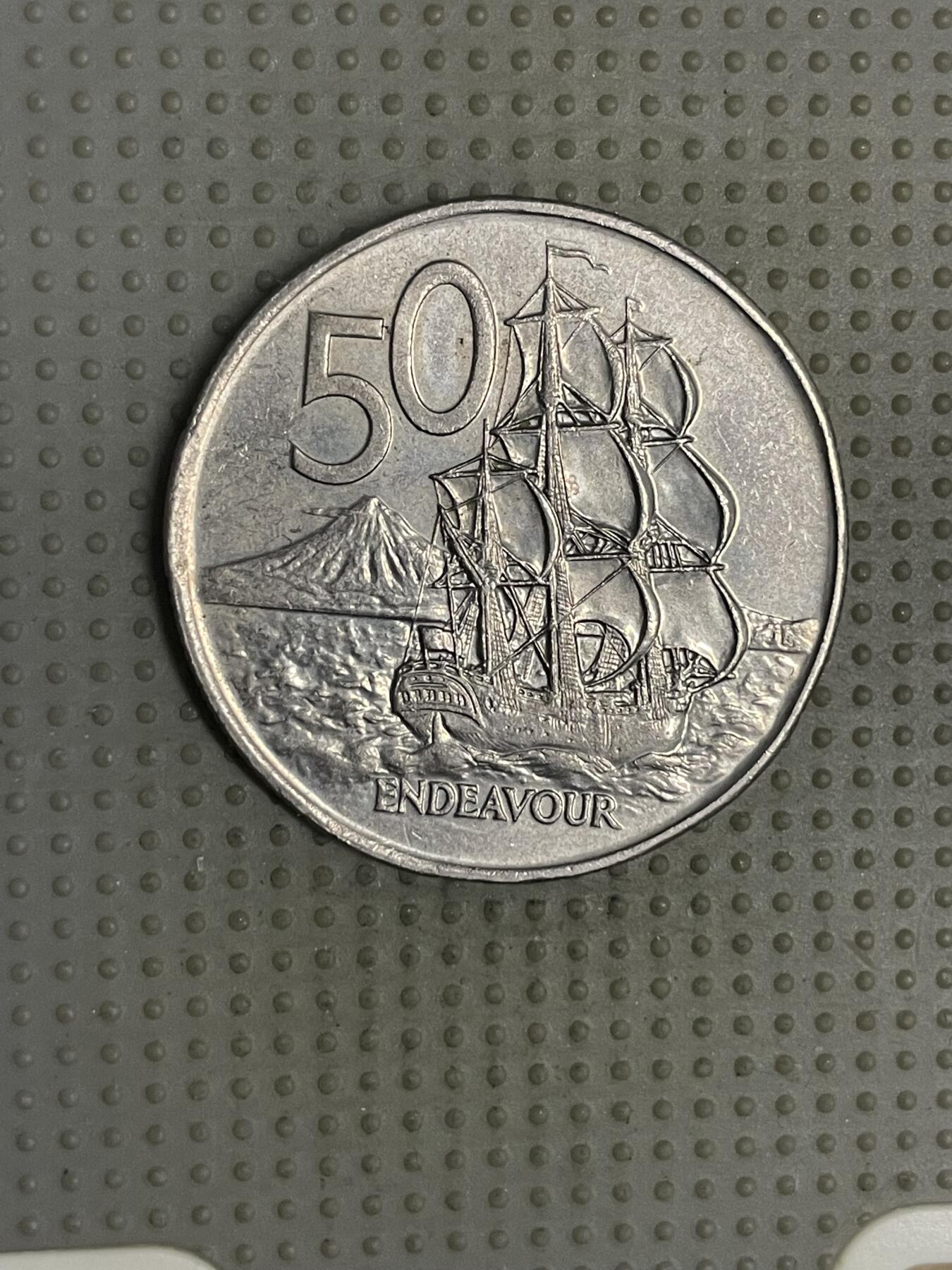 2025年第120场各国散币拍卖（总第120场） 新西兰1977年50分