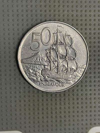 2025年第120场各国散币拍卖（总第120场） - 新西兰1977年50分