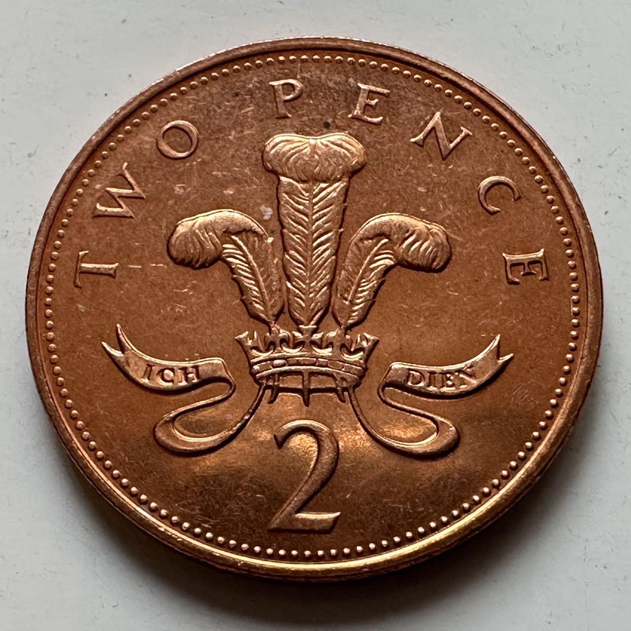 🌹外币初藏🌹🐯2025年第129场  每周二四六晚8️⃣点 接代拍 英国1995年2便士