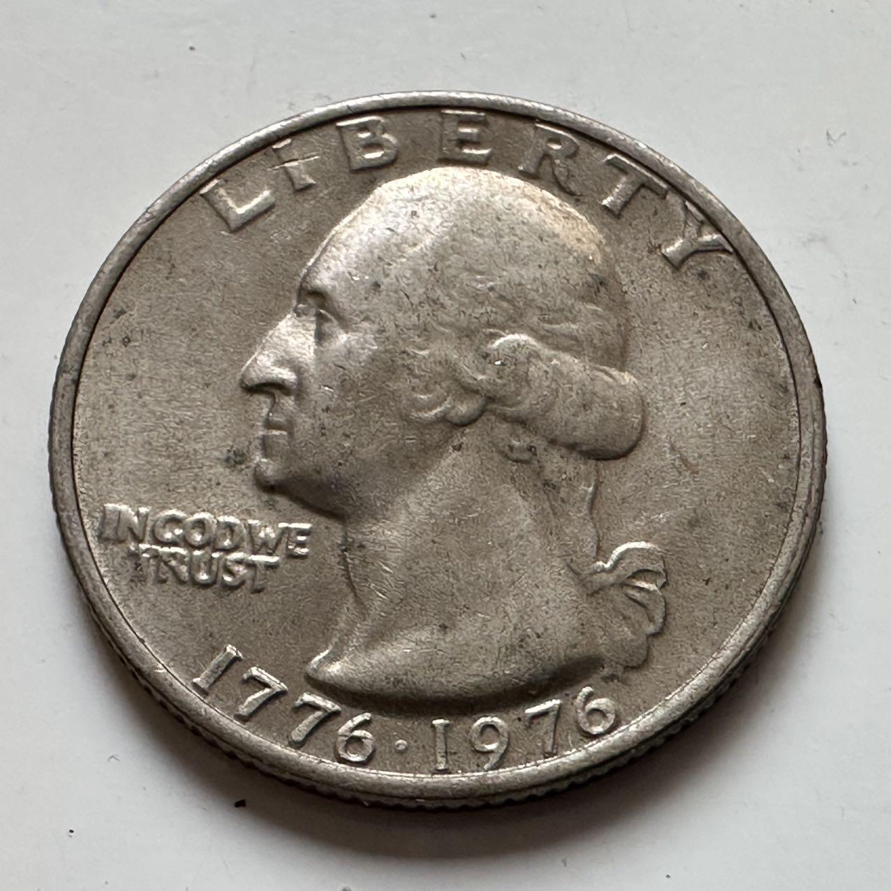 🌹外币初藏🌹🐯2025年第129场  每周二四六晚8️⃣点 接代拍 美国1976年25分