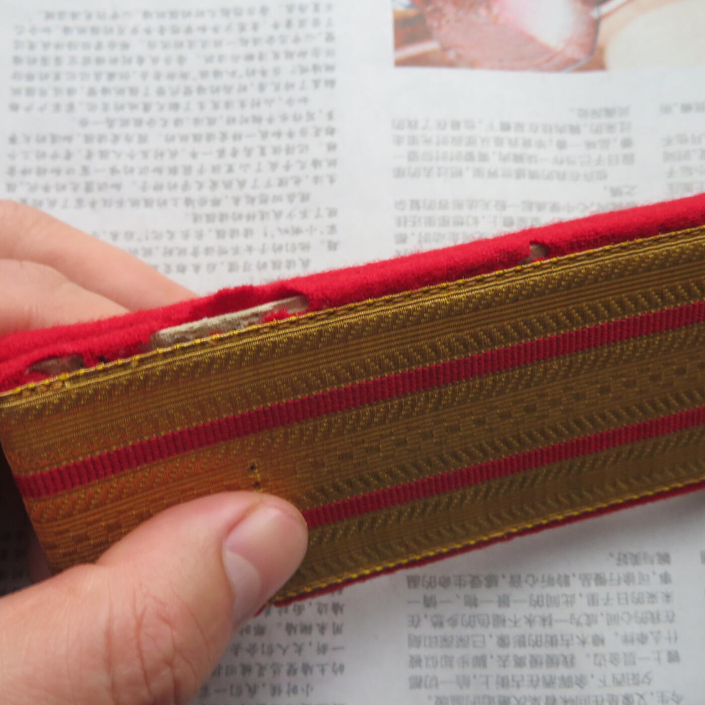 08--55陆军校官大衣礼服肩章一付（未扎星使用过的准校）