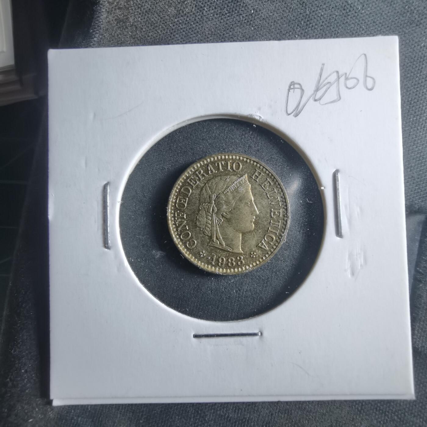 沼泽如烟--第906场 瑞士1983年五分