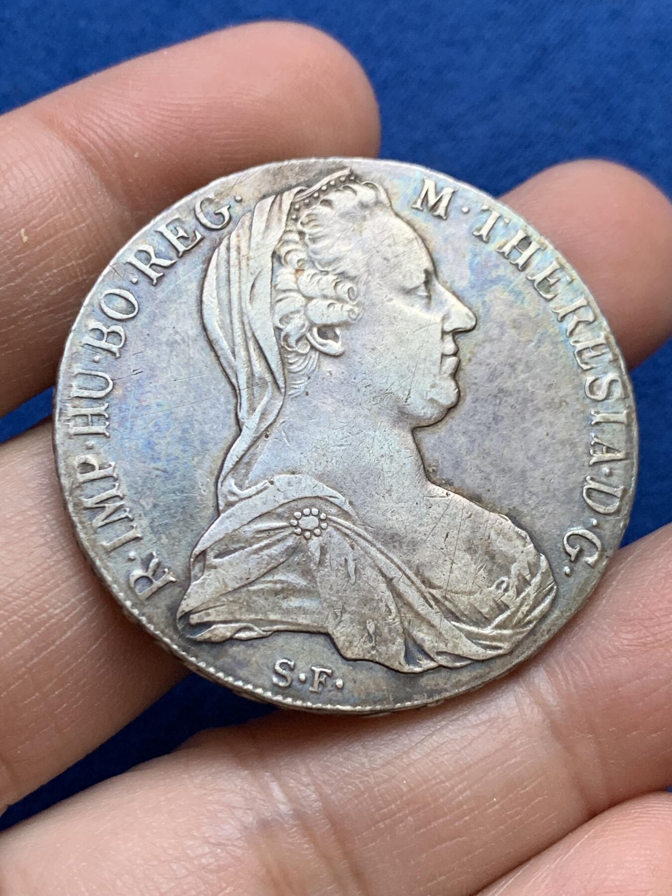 《竞宝斋》第439场 周日，周一，周二 3场连拍 （全场包邮） 奥匈帝国1780大奶妈玛利亚特蕾西亚银币