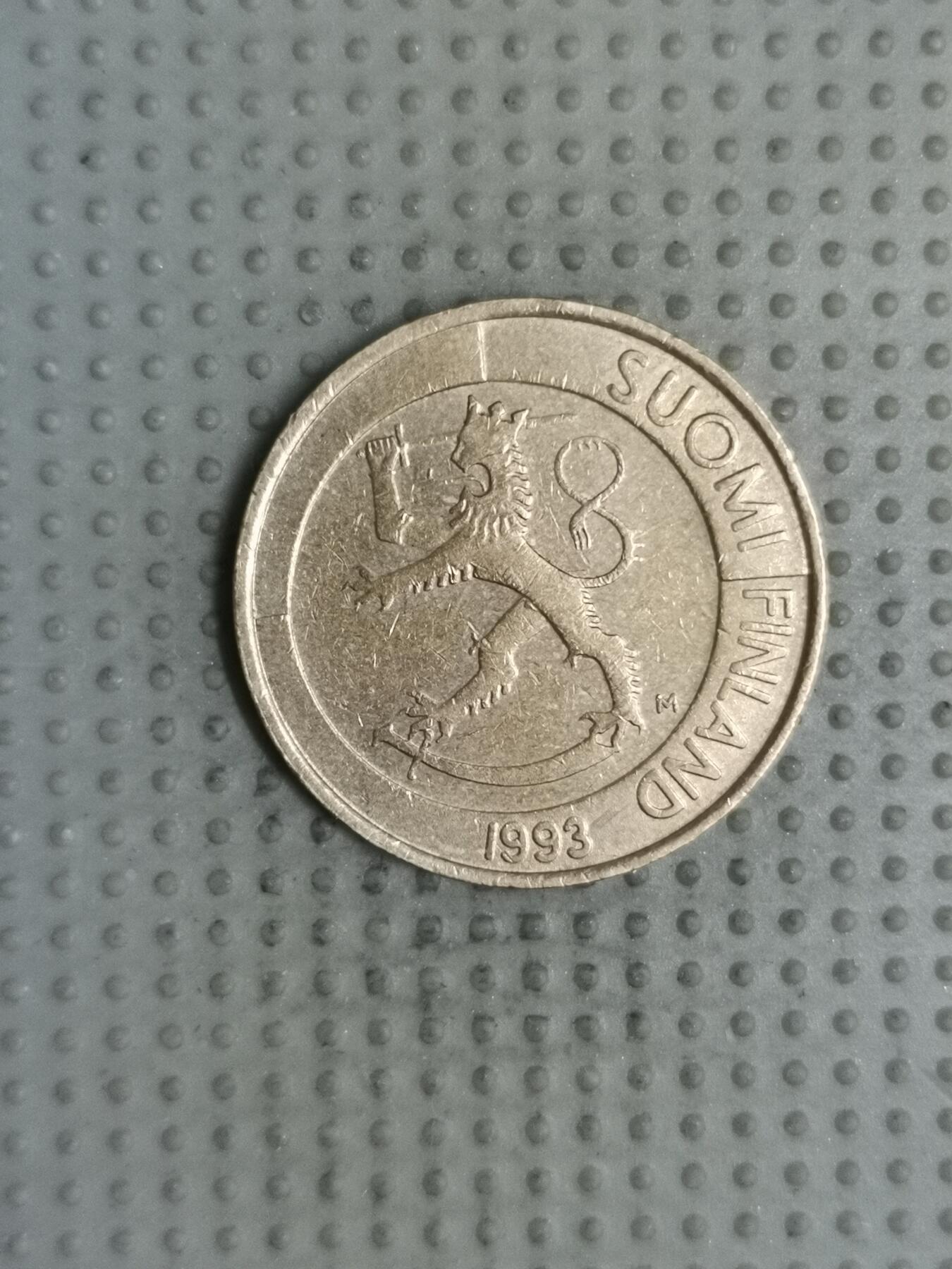 2025年第119场各国散币拍卖（总第119场） 芬兰1993年1马克