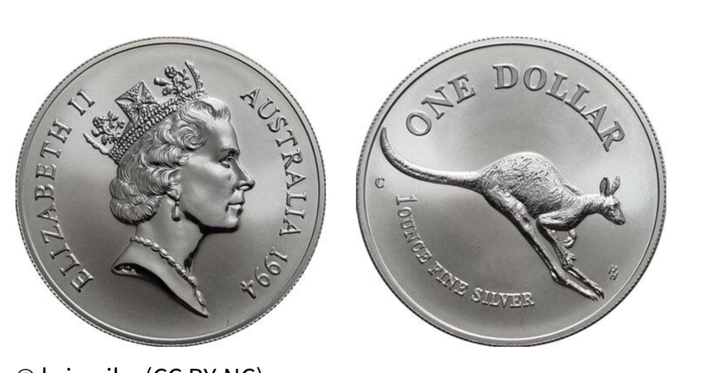 PThappally收藏第54次拍卖，英联邦地区硬币纸币 澳大利亚 1994  1元 袋鼠主题  1 盎司纯银纪念币 TQG MS 68+