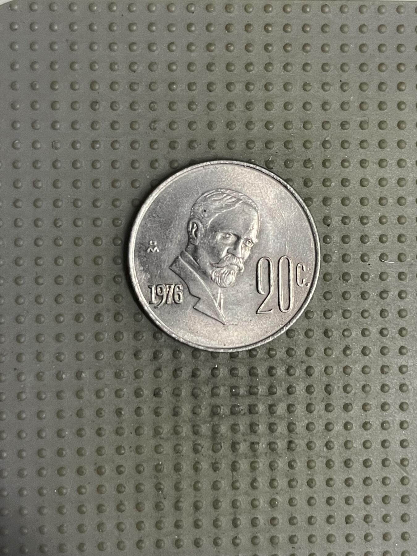 2025年第120场各国散币拍卖（总第120场） 墨西哥1976年20分