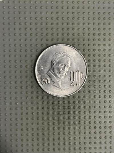 2025年第120场各国散币拍卖（总第120场） - 墨西哥1976年20分