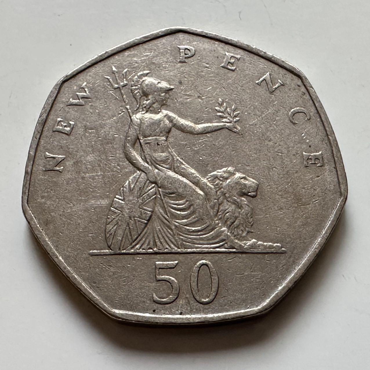 🌹外币初藏🌹🐯2025年第129场  每周二四六晚8️⃣点 接代拍 英国1969年50便士