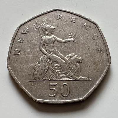 🌹外币初藏🌹🐯2025年第129场  每周二四六晚8️⃣点 接代拍 - 英国1969年50便士