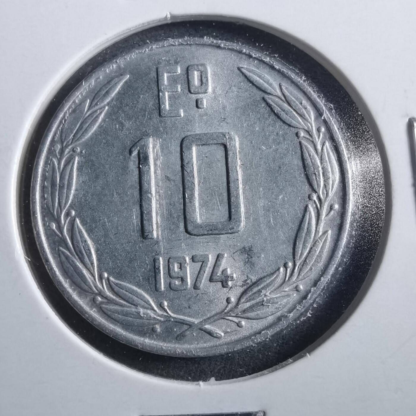 沼泽如烟--第906场 智利1974年10埃斯库多