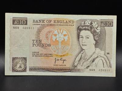 【淘币小摊】限时拍第八百拍  纸币场  满百包邮可预留两周  周一统一发货  - 英国10镑