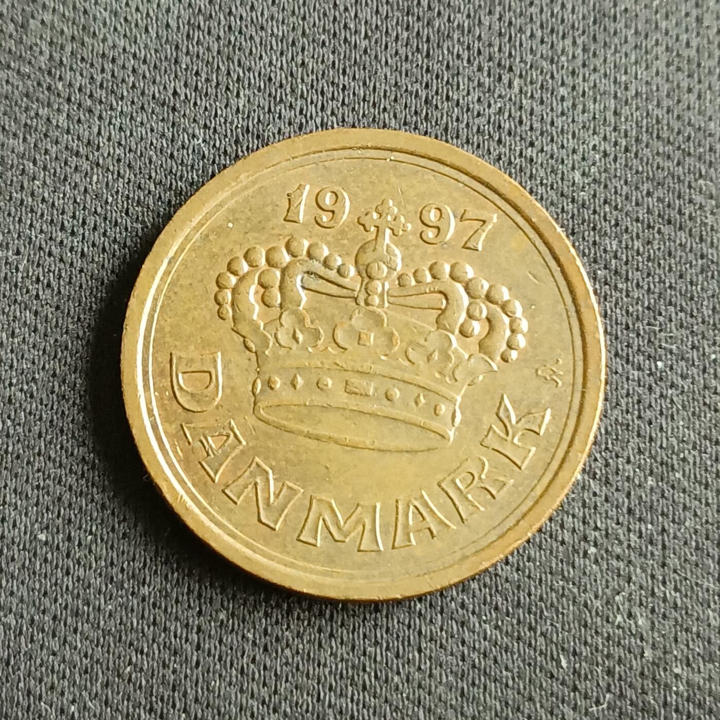 【游宝拍卖】乙巳蛇年88期 佣金1+6% 丹麦-50欧尔 1997年