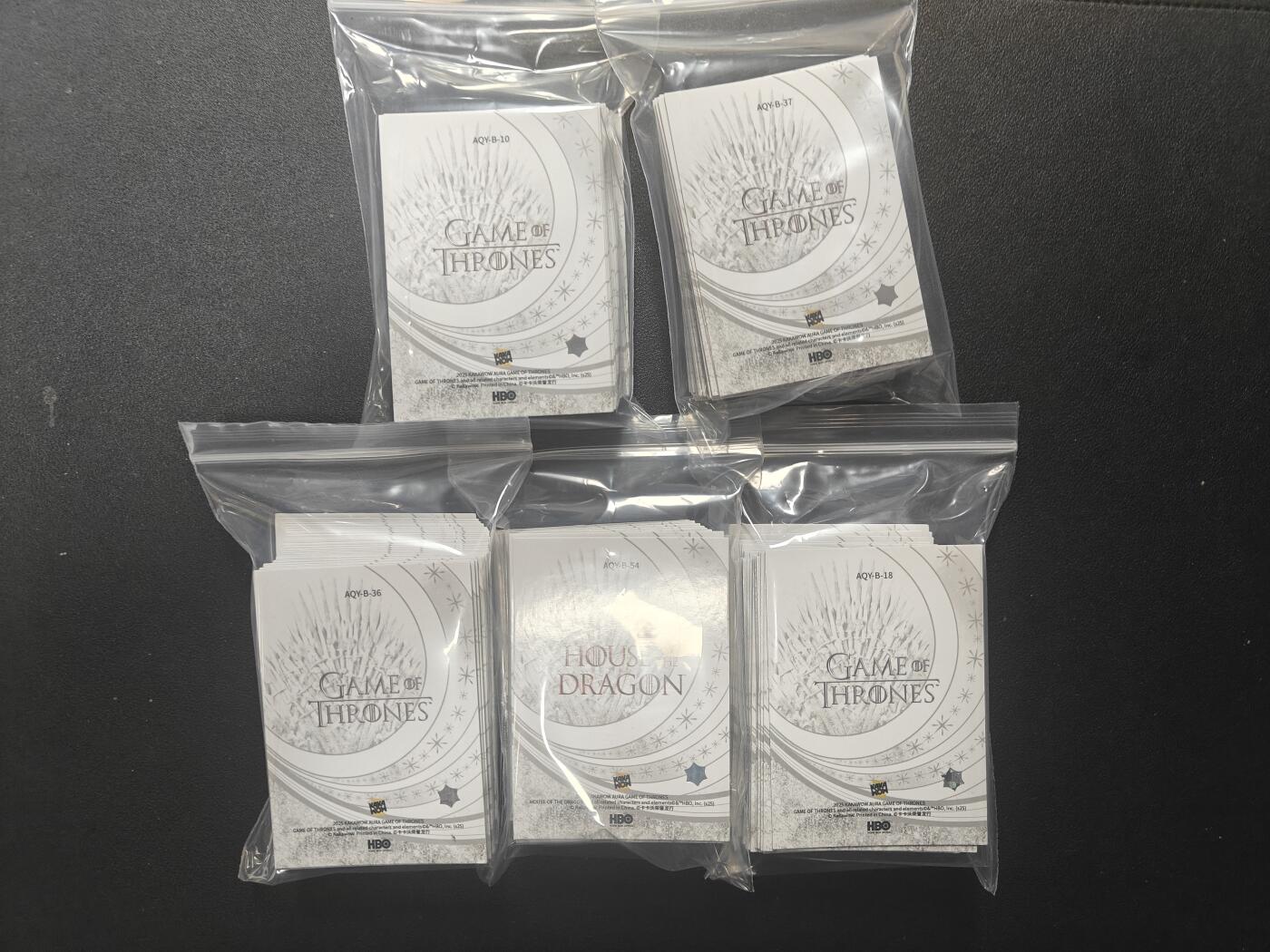 天玑星卡拍第138期《11.17周一截拍》持续收拍收评中 满赠卡需备注 卡卡沃 权利的游戏 150张