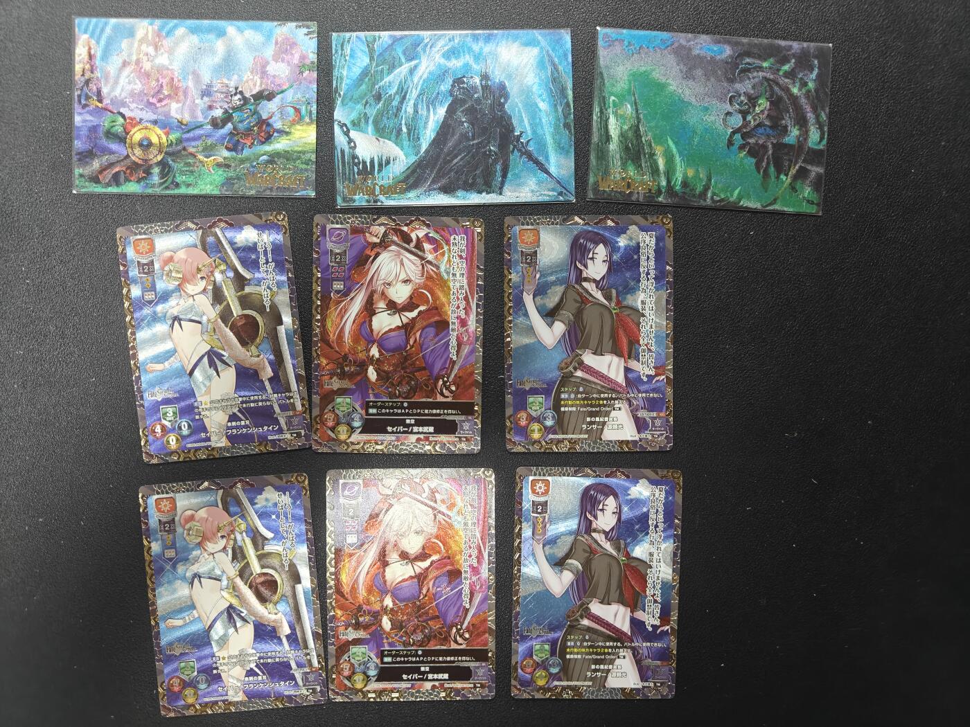 天玑星卡拍第138期《11.17周一截拍》持续收拍收评中 满赠卡需备注 魔兽世界和动漫美女 粗闪 9张