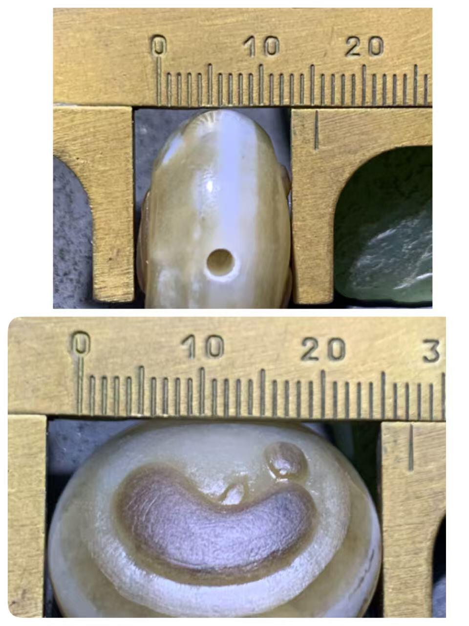 精品亚光药师玛瑙手工双面雕刻无相佛莲花板珠（背云）一颗！