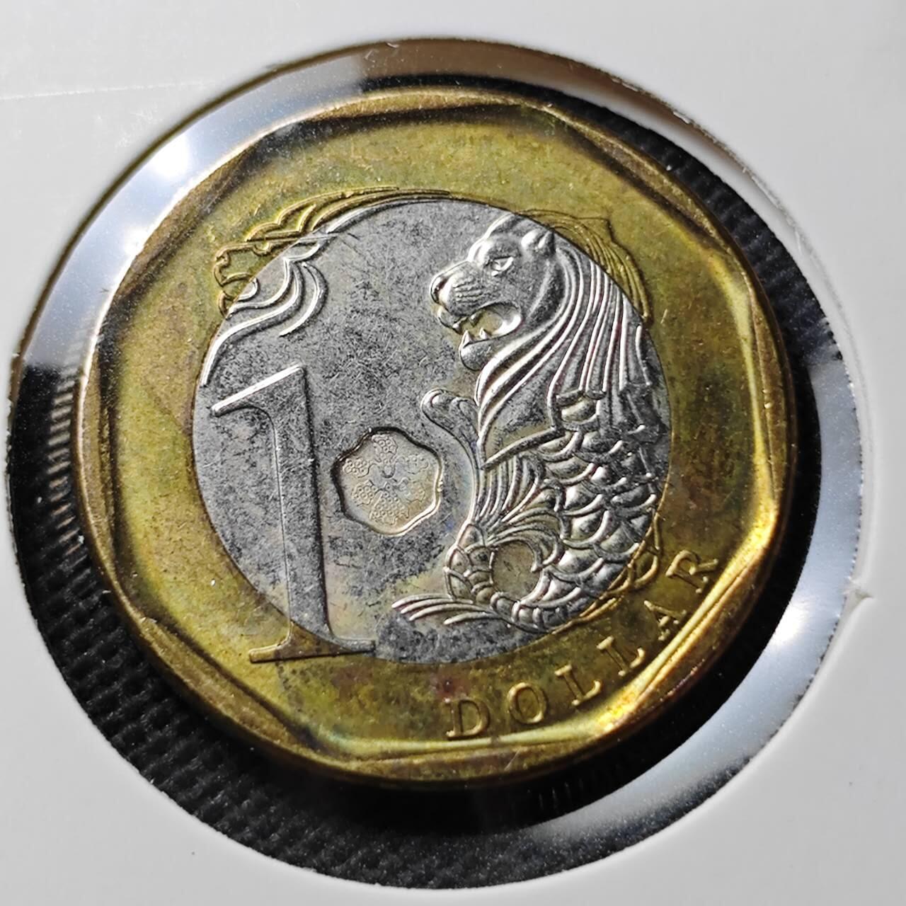 KK钱币收藏小铺  第372场  2月预留时间 周末发货  新加坡1元