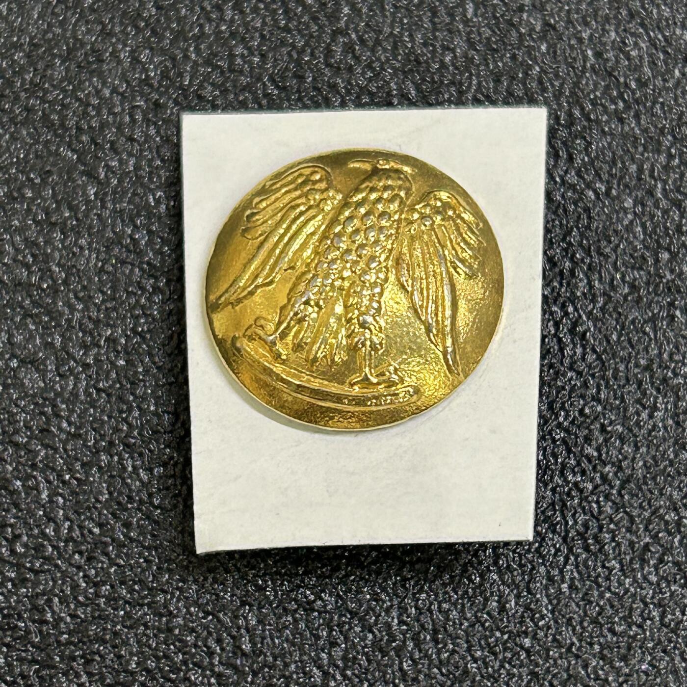 西秦中古拍卖第六十六期 不明老鹰图案肩章扣