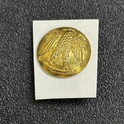 西秦中古拍卖第六十六期 - 不明老鹰图案肩章扣