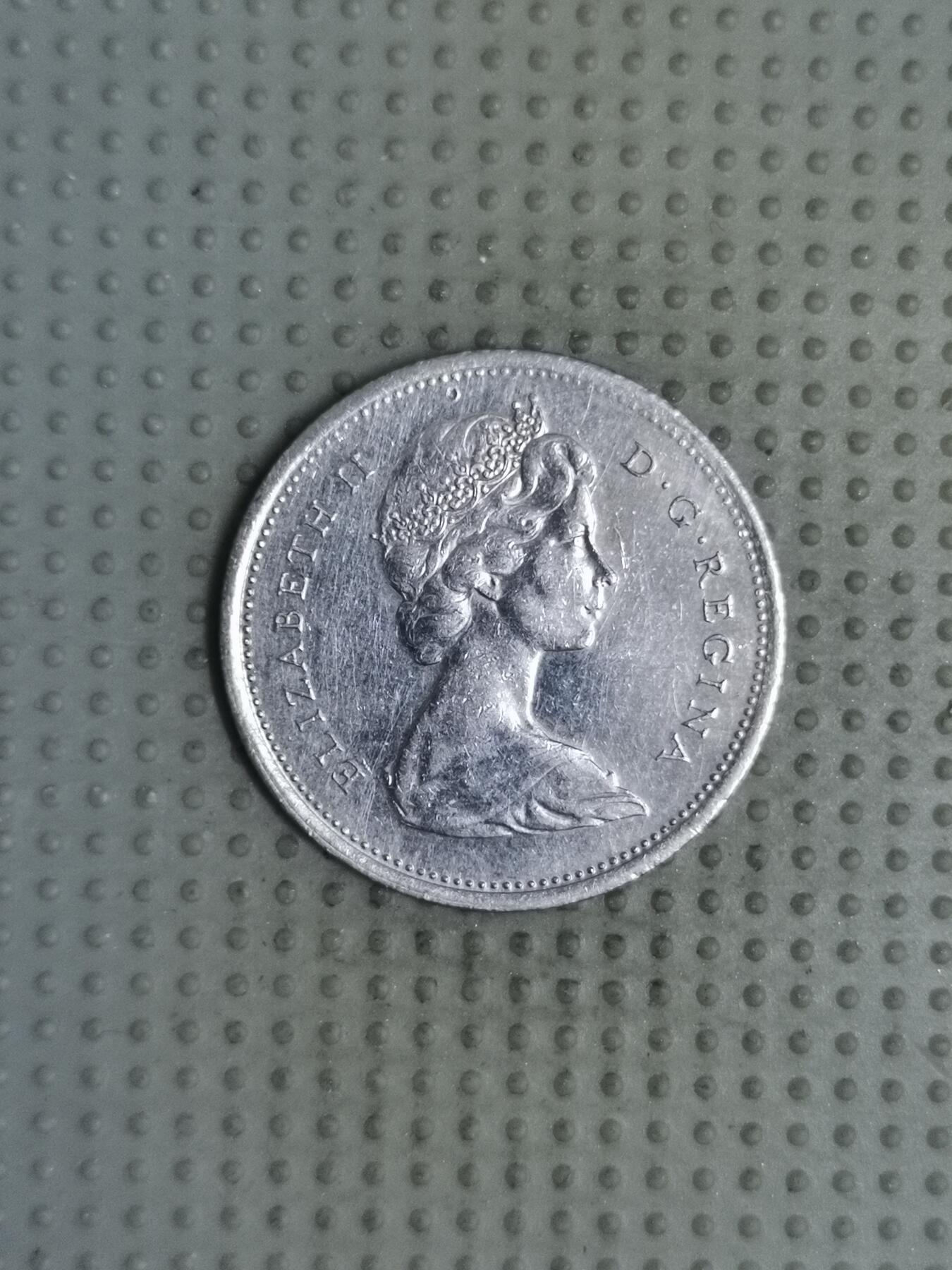 2025年第119场各国散币拍卖（总第119场） 加拿大1968年25分