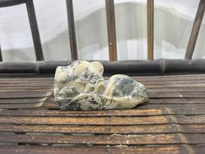 寿山石高山水墨摆件