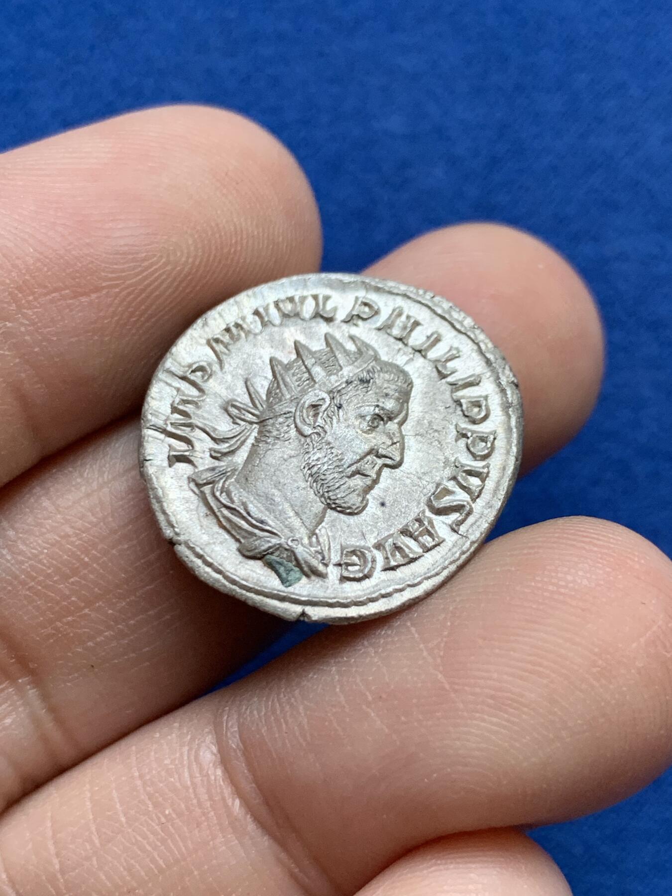 《竞宝斋》第439场 周日，周一，周二 3场连拍 （全场包邮） NGC MS 古罗马帝国银币，菲利普一世MS级别，欧洲老藏家托盘品种，只有币和原标签没有盒