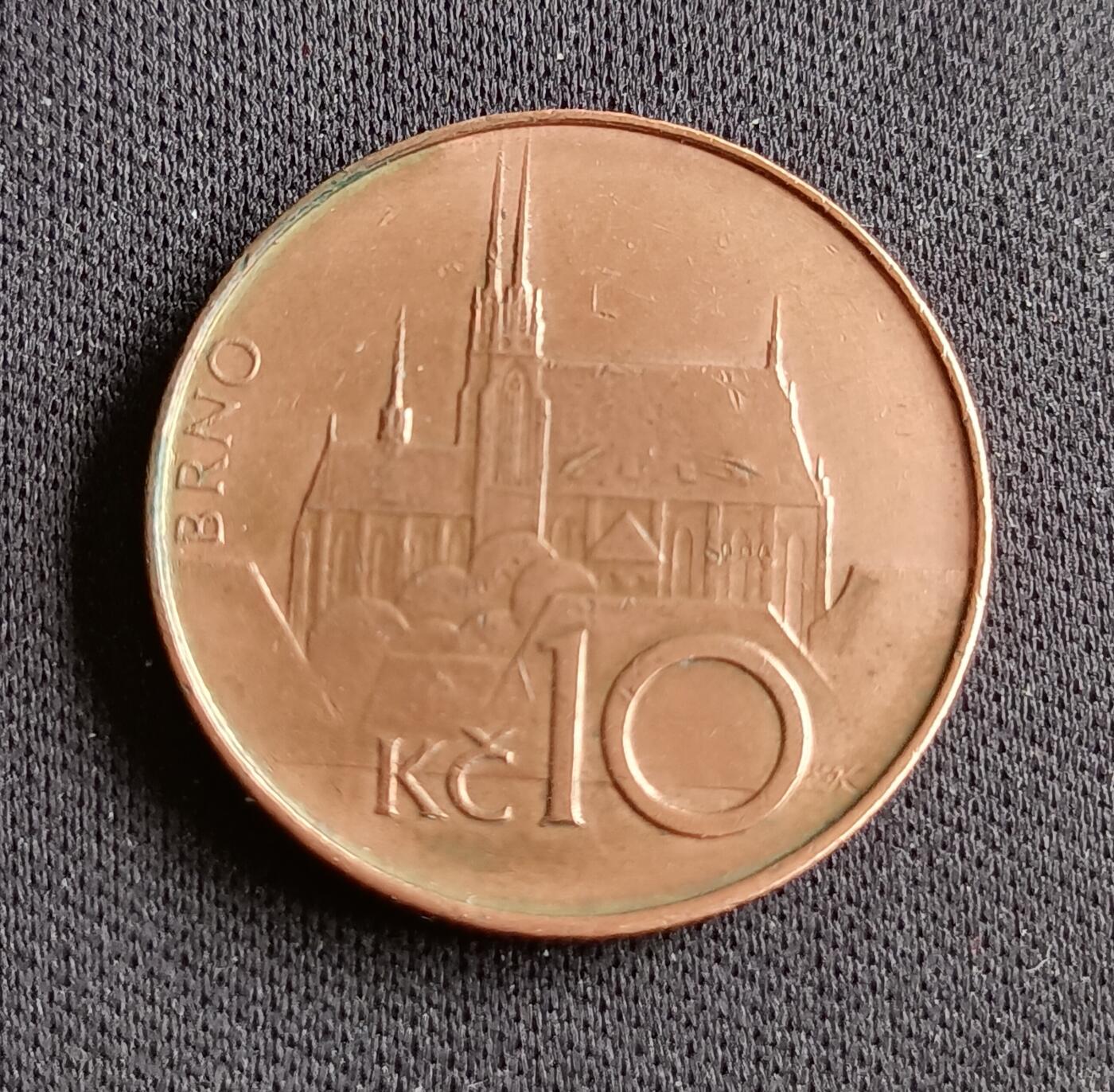 【游宝拍卖】乙巳蛇年88期 佣金1+6% 捷克-10克朗 1993年