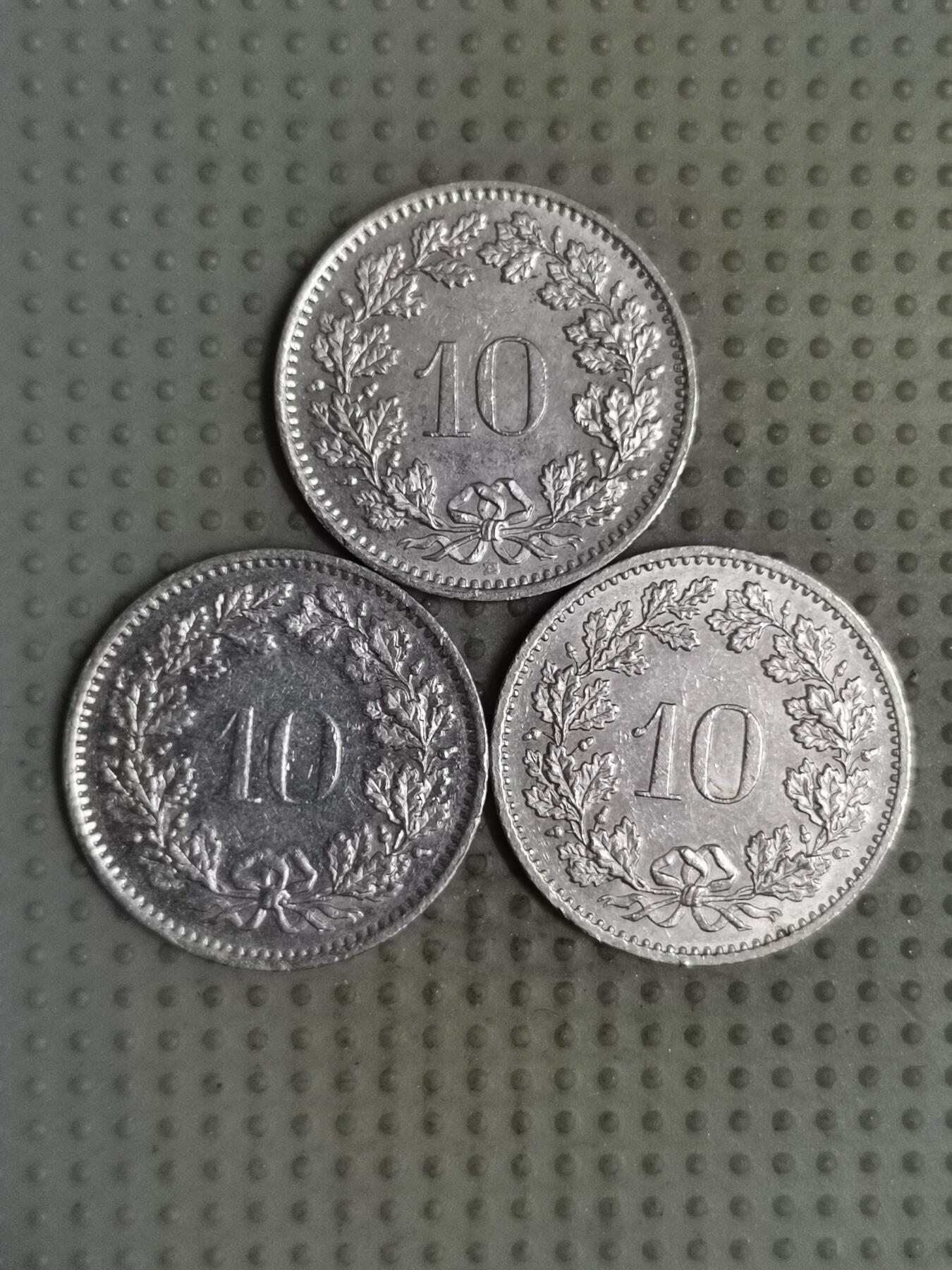 2025年第119场各国散币拍卖（总第119场） 瑞士10生丁3枚