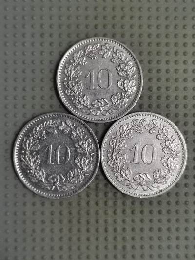 2025年第119场各国散币拍卖（总第119场） - 瑞士10生丁3枚