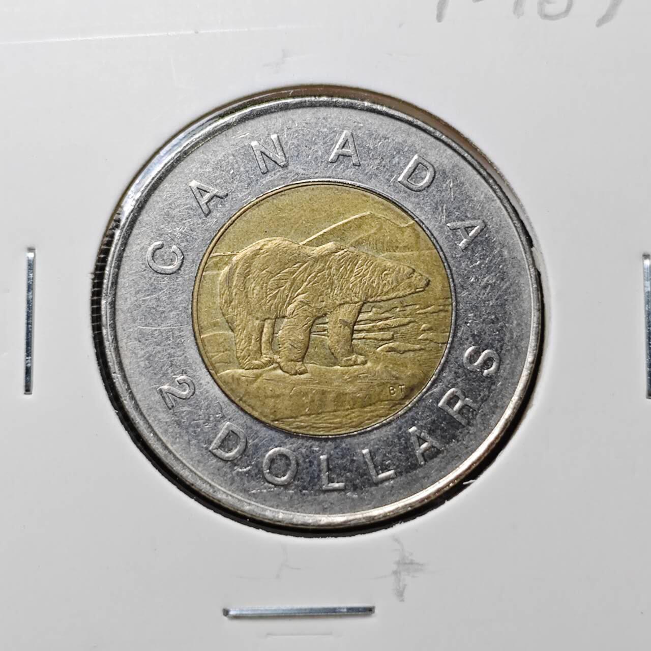 KK钱币收藏小铺  第372场  2月预留时间 周末发货  加拿大2元