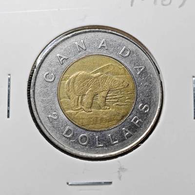 KK钱币收藏小铺  第372场  2月预留时间 周末发货 -  加拿大2元