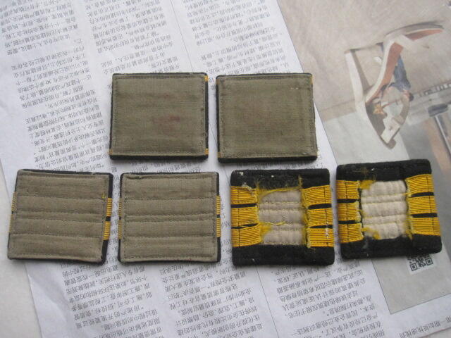 04--55水兵方块肩章3付一组（列兵、下士、中士）（2）