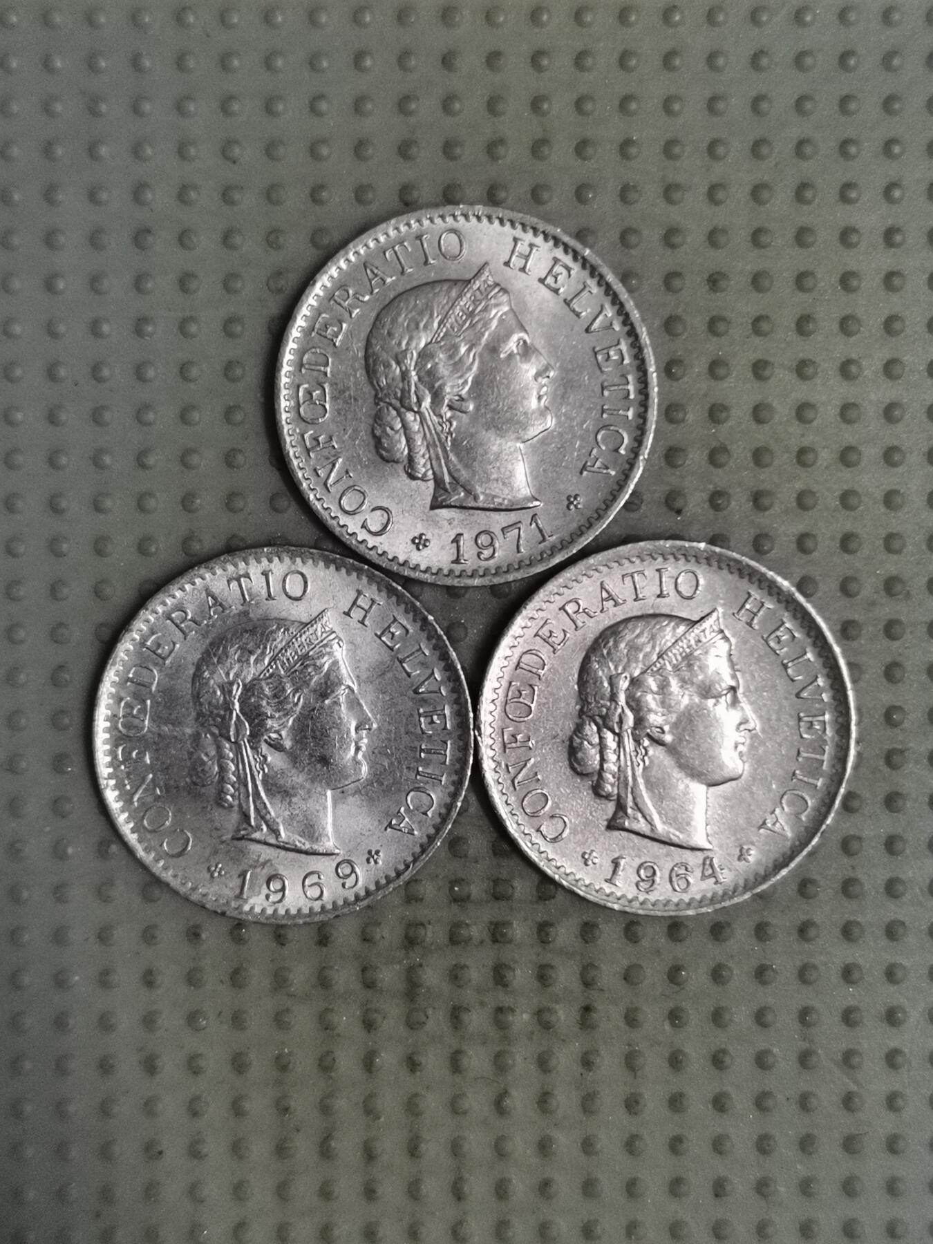 2025年第119场各国散币拍卖（总第119场） 瑞士5生丁3枚