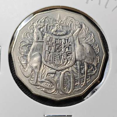 KK钱币收藏小铺  第372场  2月预留时间 周末发货 -  1979澳大利亚50便士 好品