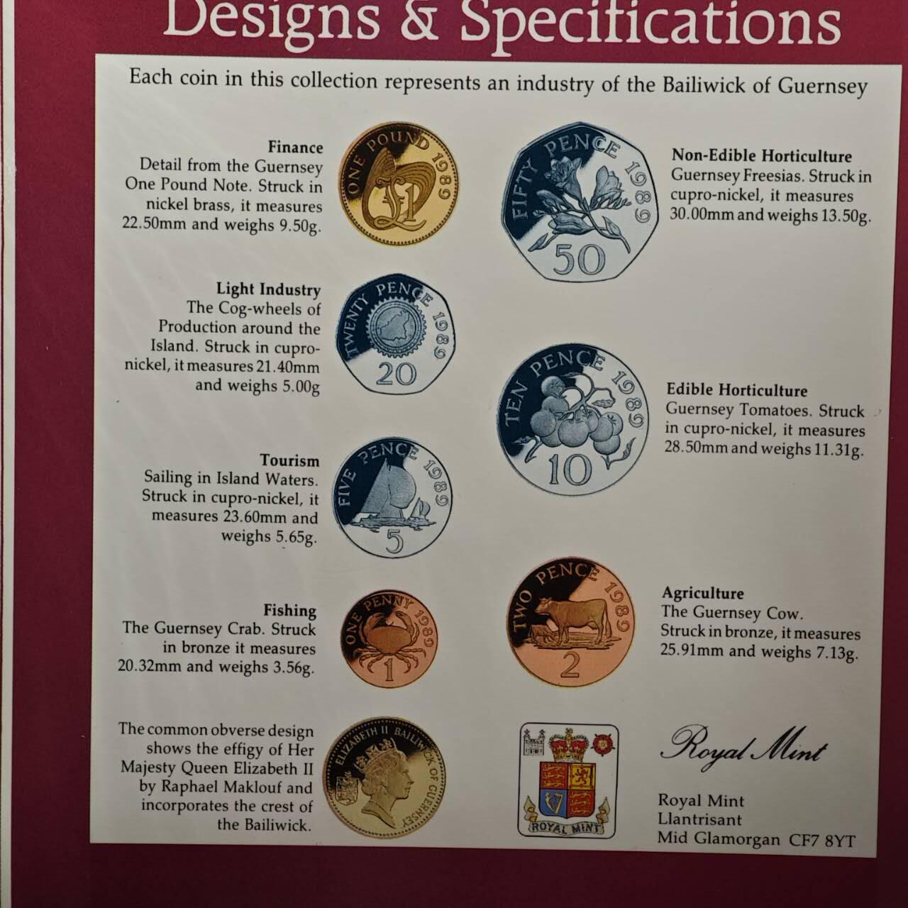 【淘币小摊】实时拍第七百九十九拍   银币套币场   满百包邮可预留二周 每周一统一发货   根西1989年套币