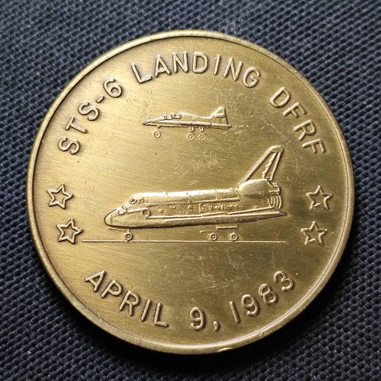 KK钱币收藏小铺  第373场  2月预留时间 周末发货   美国航天纪念纪念铜章